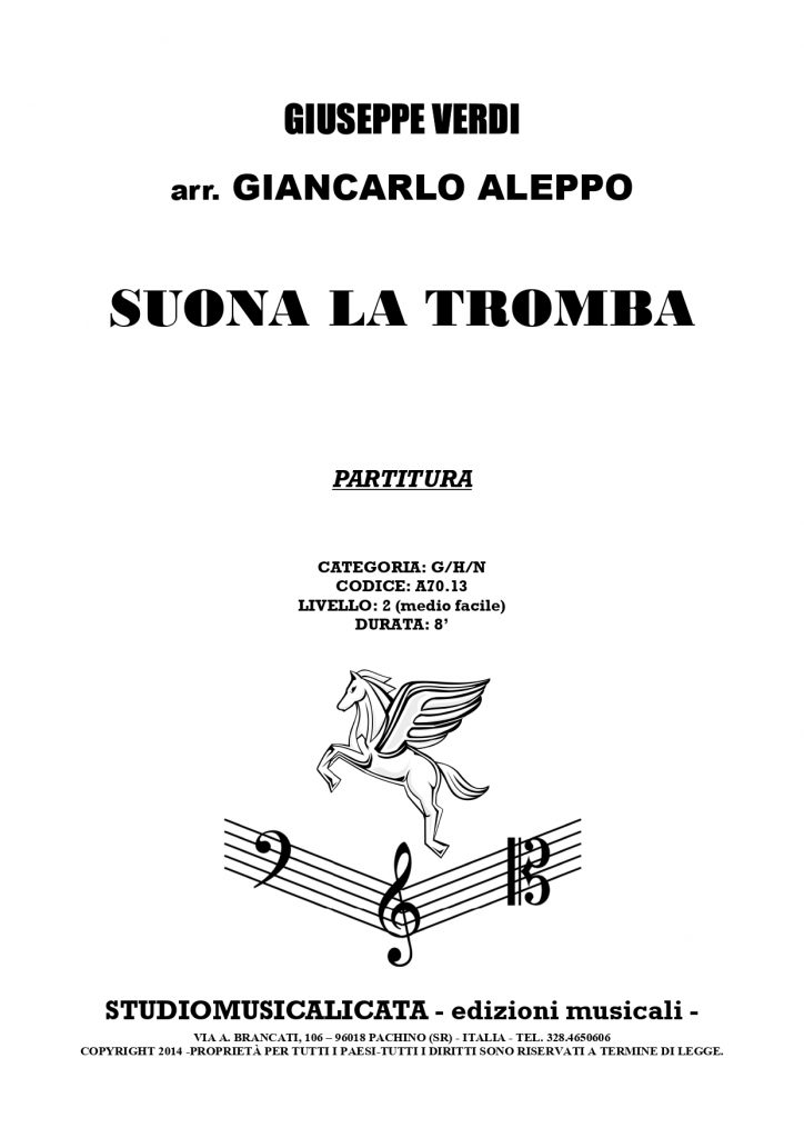 SUONA LA TROMBA Studiomusicalicata edizioni musicali